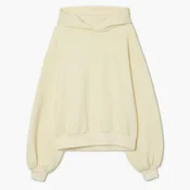Cropp - Dukserica oversize s kapuljačom - nude