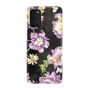 Premium ovitek svetleč v temi Spring za Samsung Galaxy S20 - purple flower