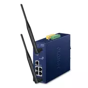 PLANET Industrial Dual Band 802.11ax 1800 Mbit/s Blue