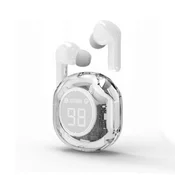 Gembird Bežicne slušalice TWST-01-W, Bluetooth 5.4, TWS, LCD, Bele