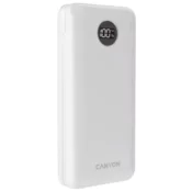 Canyon PB-2002 powerbank, 20000 mAh, bel (CNE-CPB2002W)