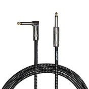 Cascha kitarski kabel 6m Guitar Cable (6,3 mm Straight Jack/6,3 mm Angled Jack