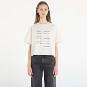 Majice Calvin Klein Jeans Ss Cropped Boxy Grap Tee White S