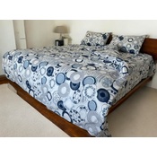Komplet posteljina sa štepanom navlakom 200x220cm D28 ( VLK000429-d28plavalopta )