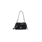REPLAY Crna mini sack torba s logotip plocicom