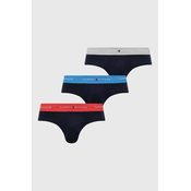 Slip gaćice Tommy Hilfiger 3-pack za muškarce, boja: tamno plava