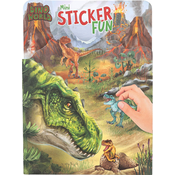 Mini nalepka Fun Dino World, blok z nalepkami