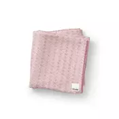 Elodie® mekana muslin dekica, Embroidery Anglaise Pink