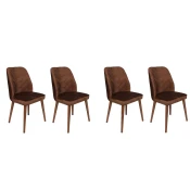 Hanah Home Set 4 trpezarijske stolice Dallas Orah
