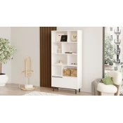 Hanah Home Polica 83,9x175,6x29,5cm Bela