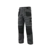 CANIS Radne pantalone do struka Orion Teodor plus/ siva/crna