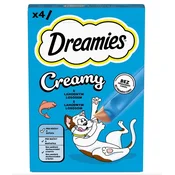 Dreamies Creamy z lososom 4 x 10 g