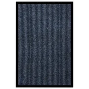 Vidaxl Predpražnik črtast moder 80x120 cm