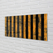 tulup.si Stenska plošča za kuhinjo Nepravilne rumene črte 125x50 cm