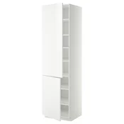 METOD Visoki element s policama/2 vrata, bela/Ringhult bela, 60x60x220 cm