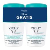Vichy Deo roll-on dezodorant z antiperspirantom, 2x50 ml