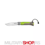 Survival nož Opinel Inox 8 zeleni