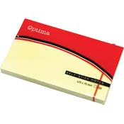 Blok samoljepivi 75x125 žuti OPTIMA 100L 22942 P12/120