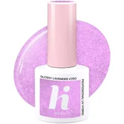 HI HYBRID lak za nohte št. 350 sijajna sivka 5 ml