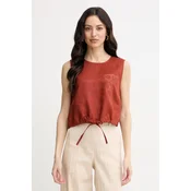 Twinset top ženski lanen