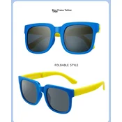 Siwangongli Unisex naocare za sunce, Žuto-plave