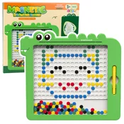 slomart LEAN TOYS Magnetna tabla za ustvarjanje - Dinozavri