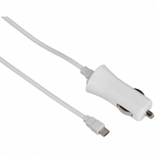 HAMA Auto punjac Micro USB/ 12V/ beli/ 1000 mAh