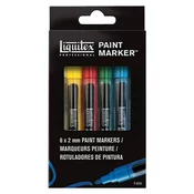 Komplet 6 akrilnih markerjev Liquitex