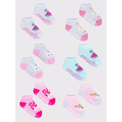 Yoclub Kidss 6Pack Girls Ankle Socks SKS-0089G-AA0A-002