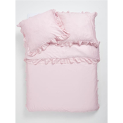 Sinsay - Komplet pamucne posteljine - pastelno roze