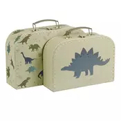 A Little Lovely Company set dveh kovčkov dinozaver