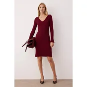 Trendyol Milla Ženska haljina Twoaw26El00052, Bordo