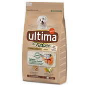 Ultima Dog Nature Mini Adult losos - Varčno pakiranje: 3 x 1,25 kg