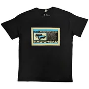 Radiohead Majica Carbon Patch Unisex Black 2XL