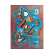 Canvas Slika na platnu Standing, Wassily Kandinsky, 60 x 80 cm