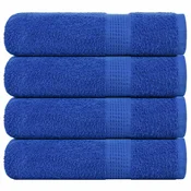 Vidaxl Brisače za tuširanje FROGN 4 kosi modre 70x140 cm 360 g/m2