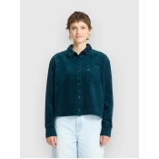 Volcom Weellow Cord Shirt emerald green