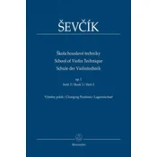 Otakar Ševčík Škola houslové techniky op. 1 Sešit 3 Note