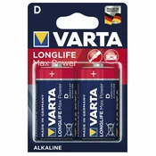 slomart Varta Baterija D LR20 Longlife Max Power 1,5V (2 kosa)