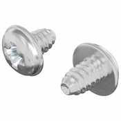 Vidaxl Zaklepni vijaki 2 szt. srebrna M4 x 5 mm elezo