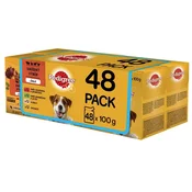 Pedigree mokra hrana za odrasle pse, 4 x ( 12 x 100g)