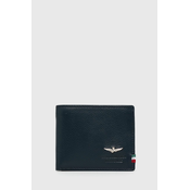 Usnjena denarnica Aeronautica Militare moški, mornarsko modra barva