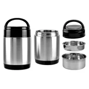 Nerjaveča termo posoda za hrano 1800ml z dvema posodicama 54420