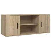 Vidaxl TV omarica sonoma hrast 100x35x40 cm inženirski les