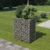 Gabionska sadilica od pocincanog celika 90 x 50 x 100 cm