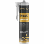 Nevtralni silikon STALOC 300ml, beli