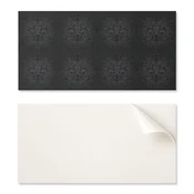 shumee Vinilne ploščice z grafiko za kopalnico Elegantni rastlinski vzorec 6x60x30 cm