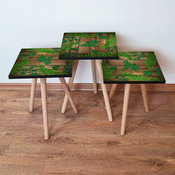 HANAH HOME Set 3 stocica 3Shp14 Green
