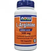 L-Arginine Double Strength, 1000 mg, 120 tableta, Now