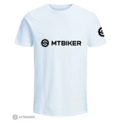 MTBIKER LOGO 1 majica, bela (XL)